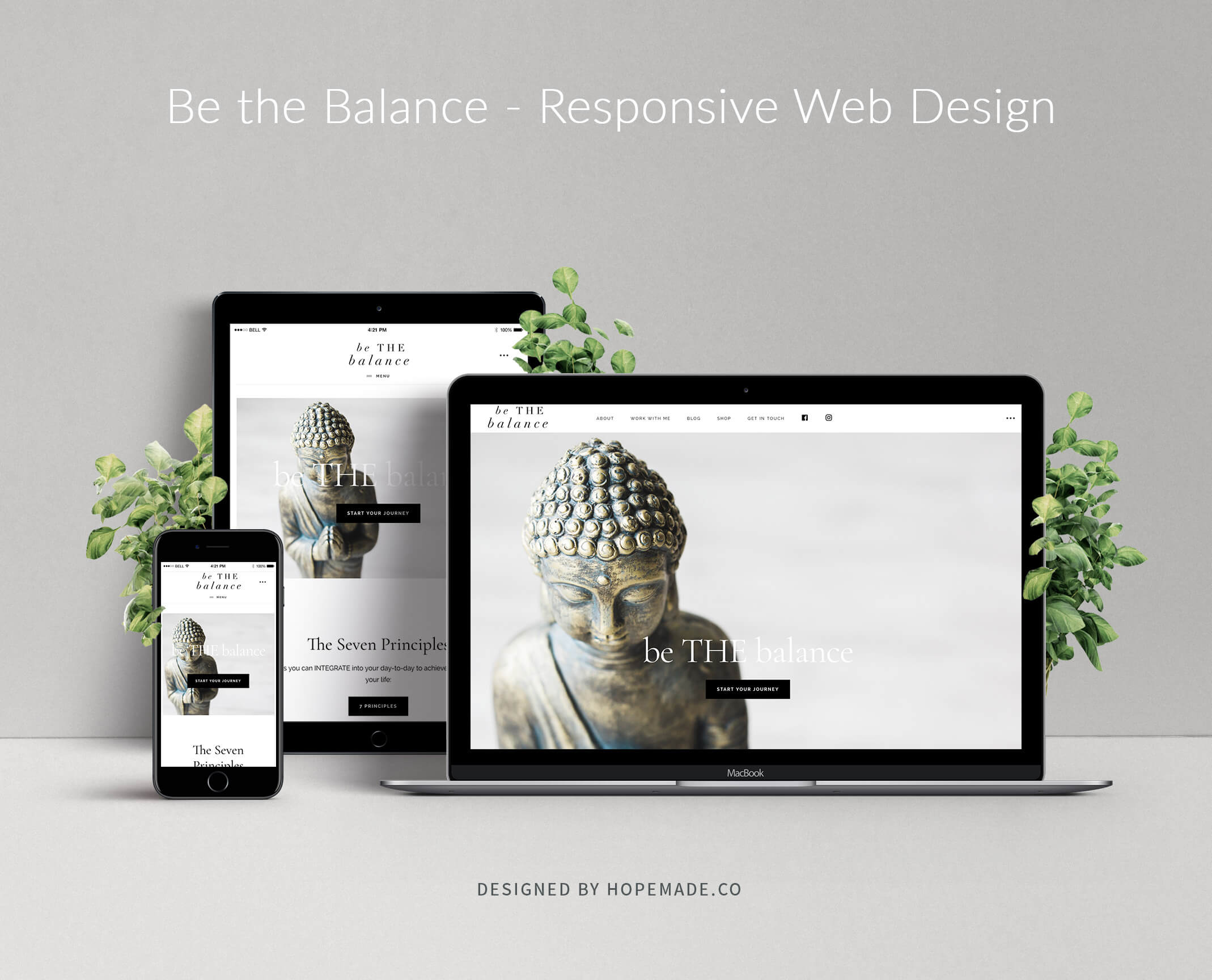 Responsive Web Design Hopemade For Health Coach